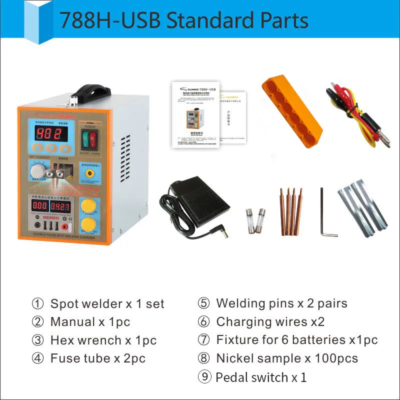 SUNKKO SPOT WELDING MACHINE 788H-USB - Image 5